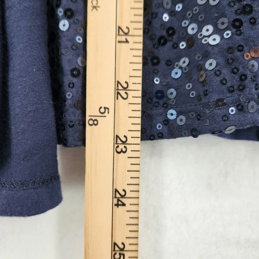 White Stag Dark Navy Sequin Tank and Cardigan Set WSL45508SQ‎ XL 16-18